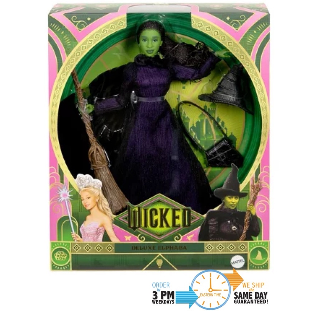 Wicked Elphaba doll NEW Collector’s item Mattel wicked barbie doll
